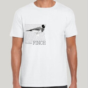 Finch Text Grayscale Softstyle Round Neck Tee