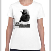 Save The Gouldian Womans Missy Fit Tee