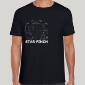 Star Finch Black Gildan Tee