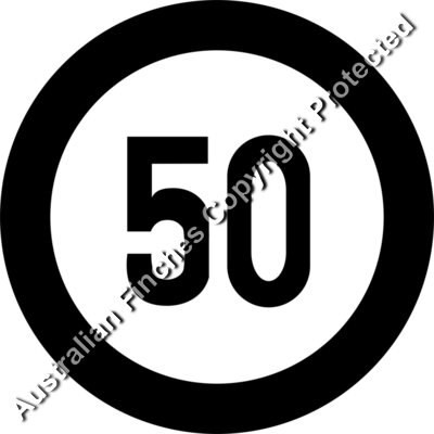 50 Speed Sign