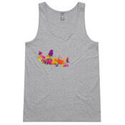 Love Finches Gildan Womans Tulip Singlet
